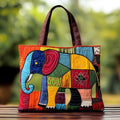 Bolsa Tote Matelassê Cores de Elefante ao Sol