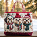 Bolsa Tote Acolchoada Patinhas Quentes