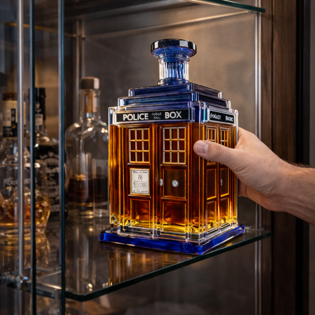 Decanter de uísque – edição cabine policial
