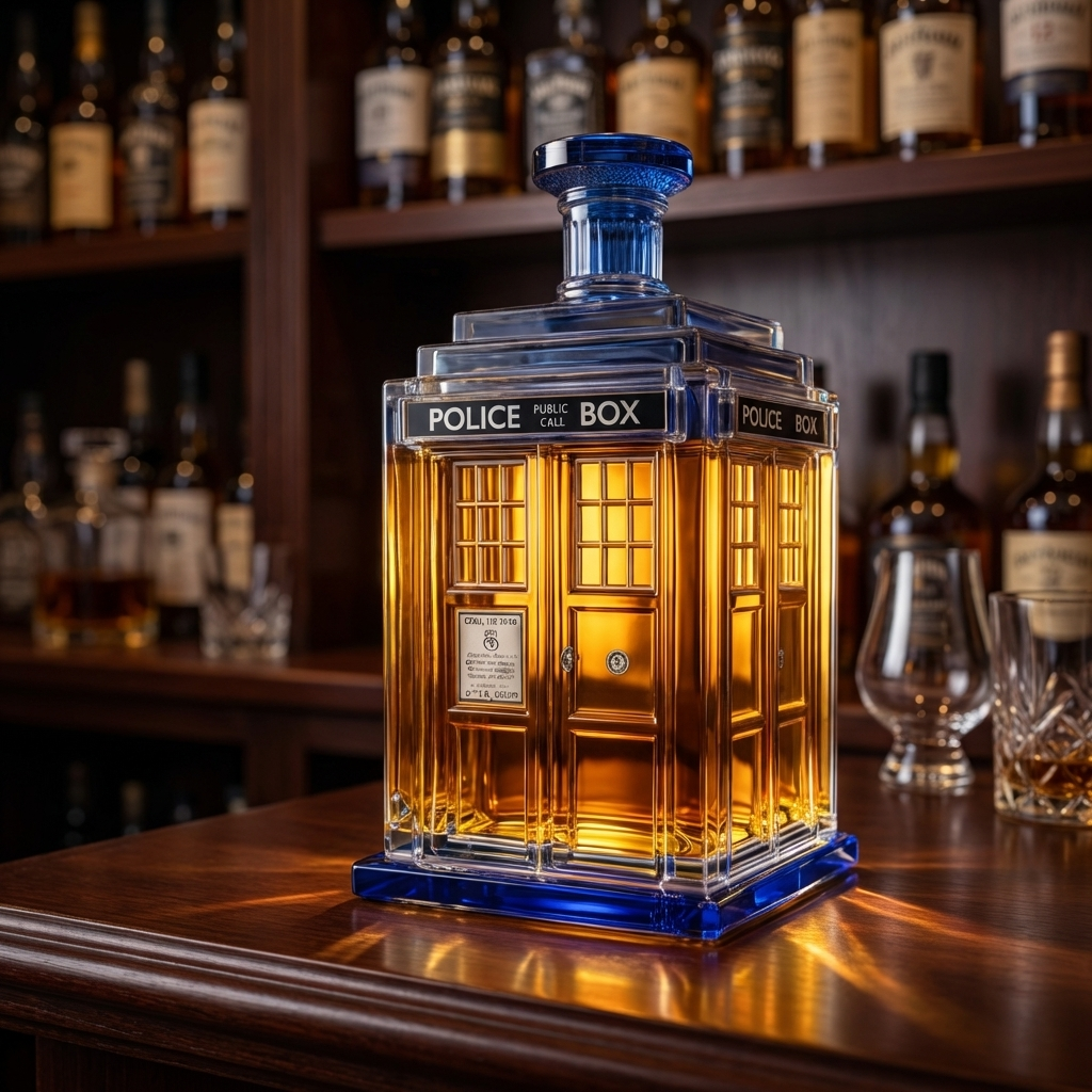 Decanter de uísque – edição cabine policial