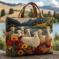 Bolsa Tote Matelassê - Ovelhas à Beira do Lago