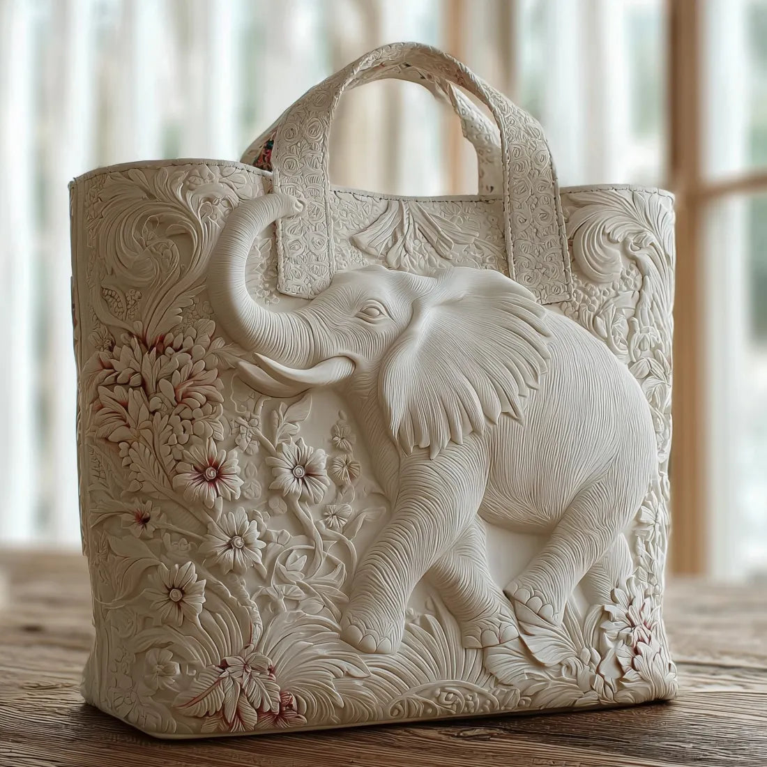 Bolsa Tote Acolchoada - Elefante