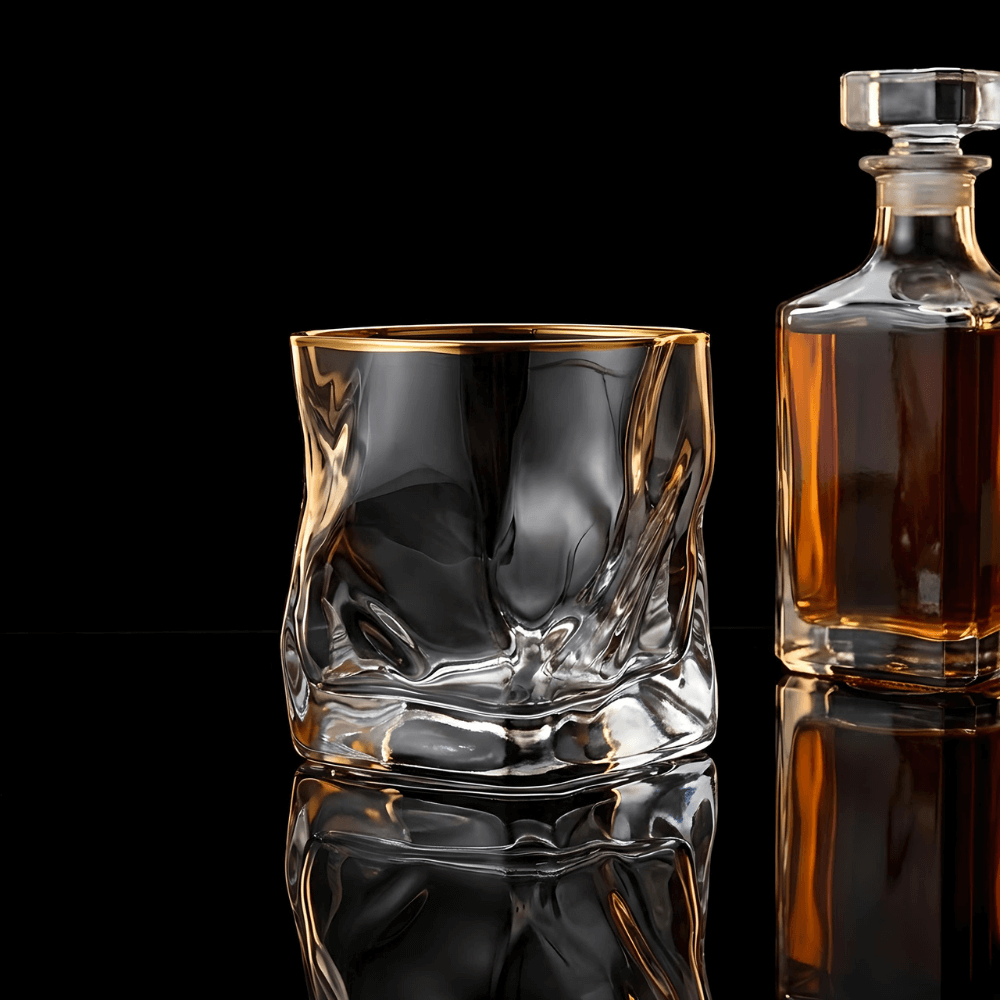Hoshi Gold copo japonês de cristal para whisky