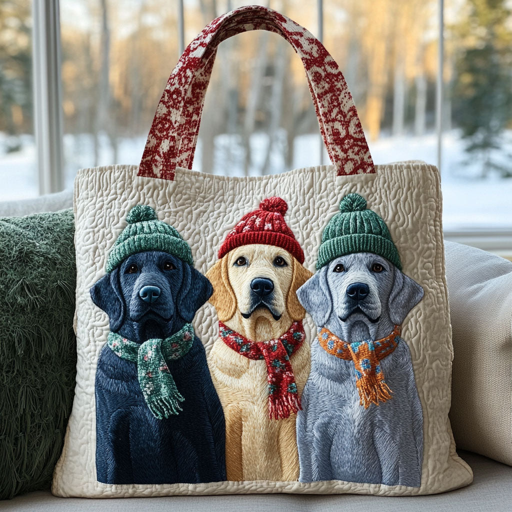 Bolsa Tote Acolchoada Merry Labrador Crew