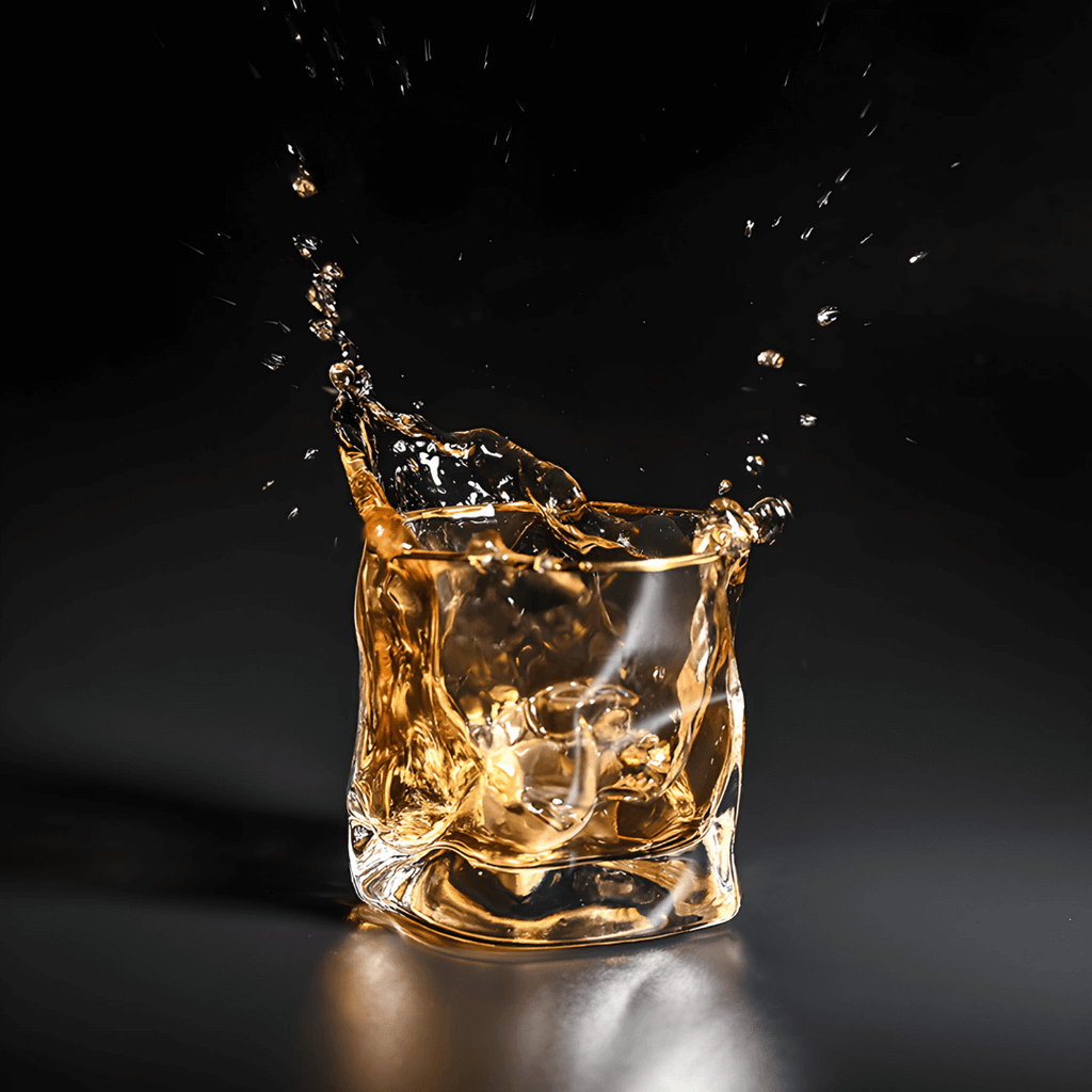 Copo de cristal japonês Hoshi para whisky