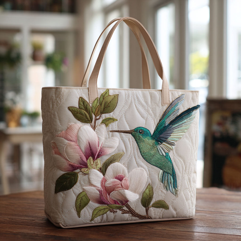 Bolsa Tote Matelassê Beija-flor Magnólia Grace