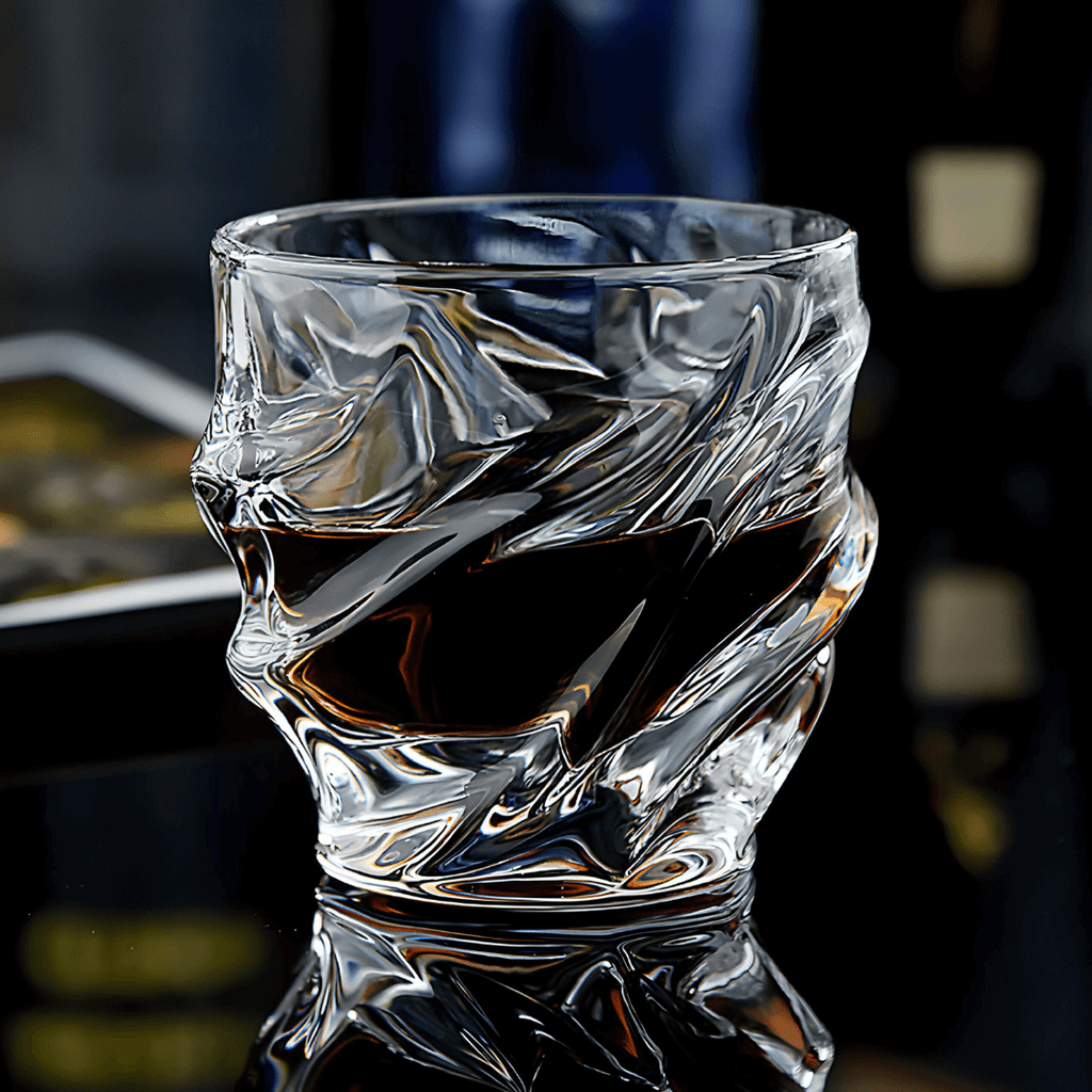 Copo de cristal japonês Nami para uísque
