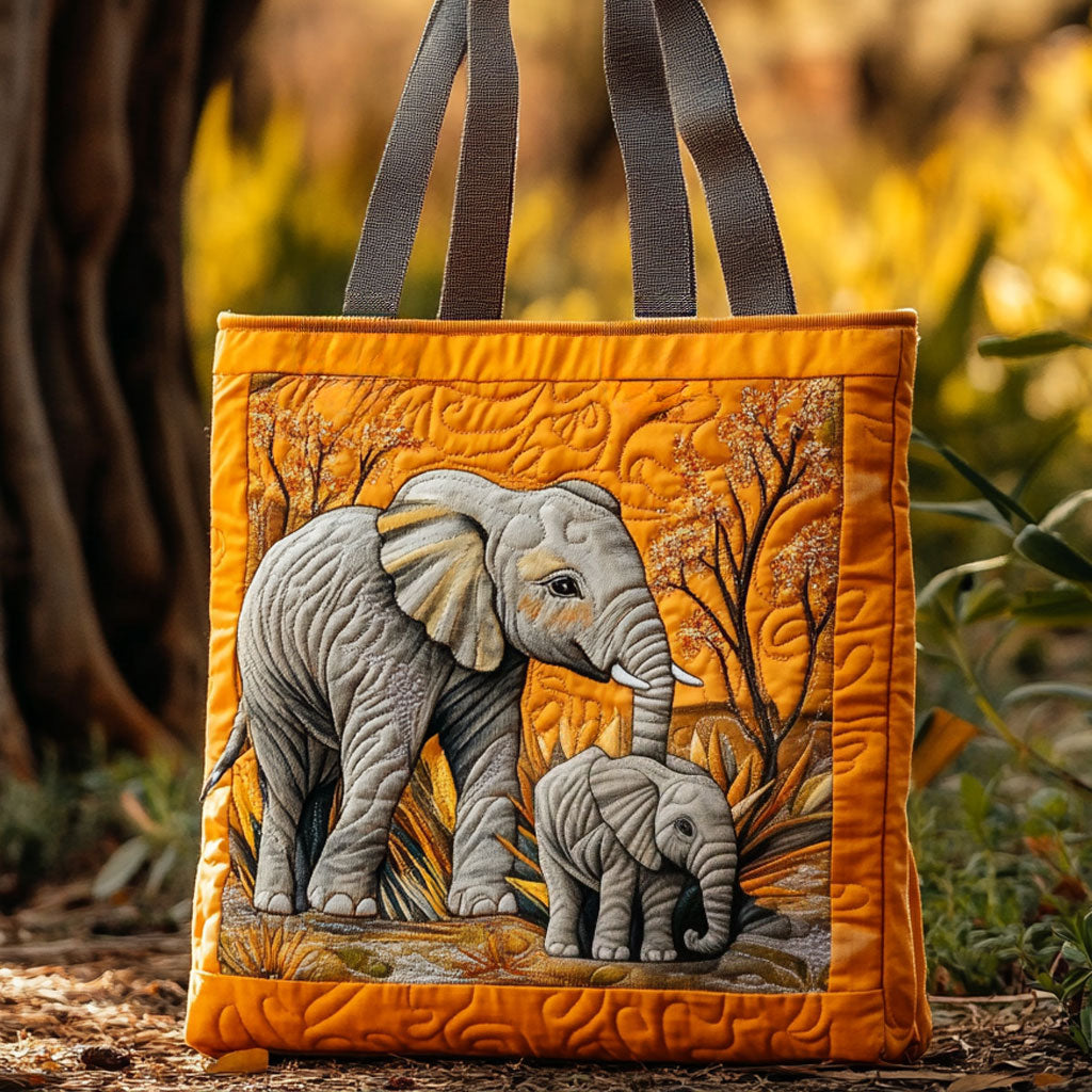 Bolsa tote acolchoada Sonho do Elefante Tranquilo