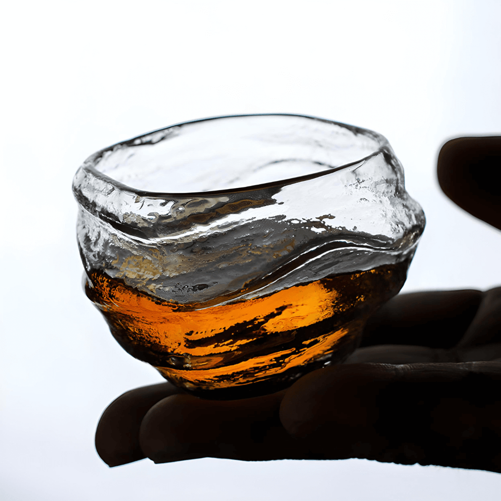 Copo de cristal japonês Kai para whisky