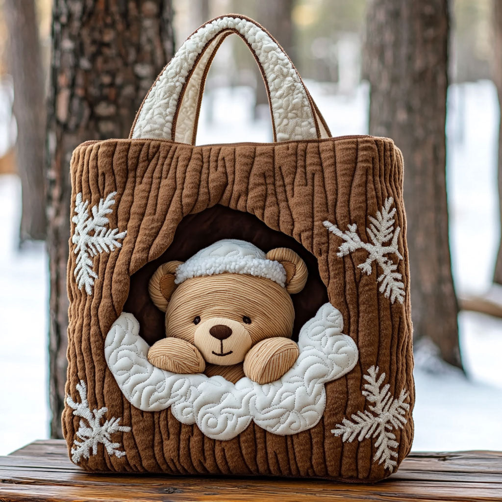 Bolsa Tote Acolchoada Timber Bear