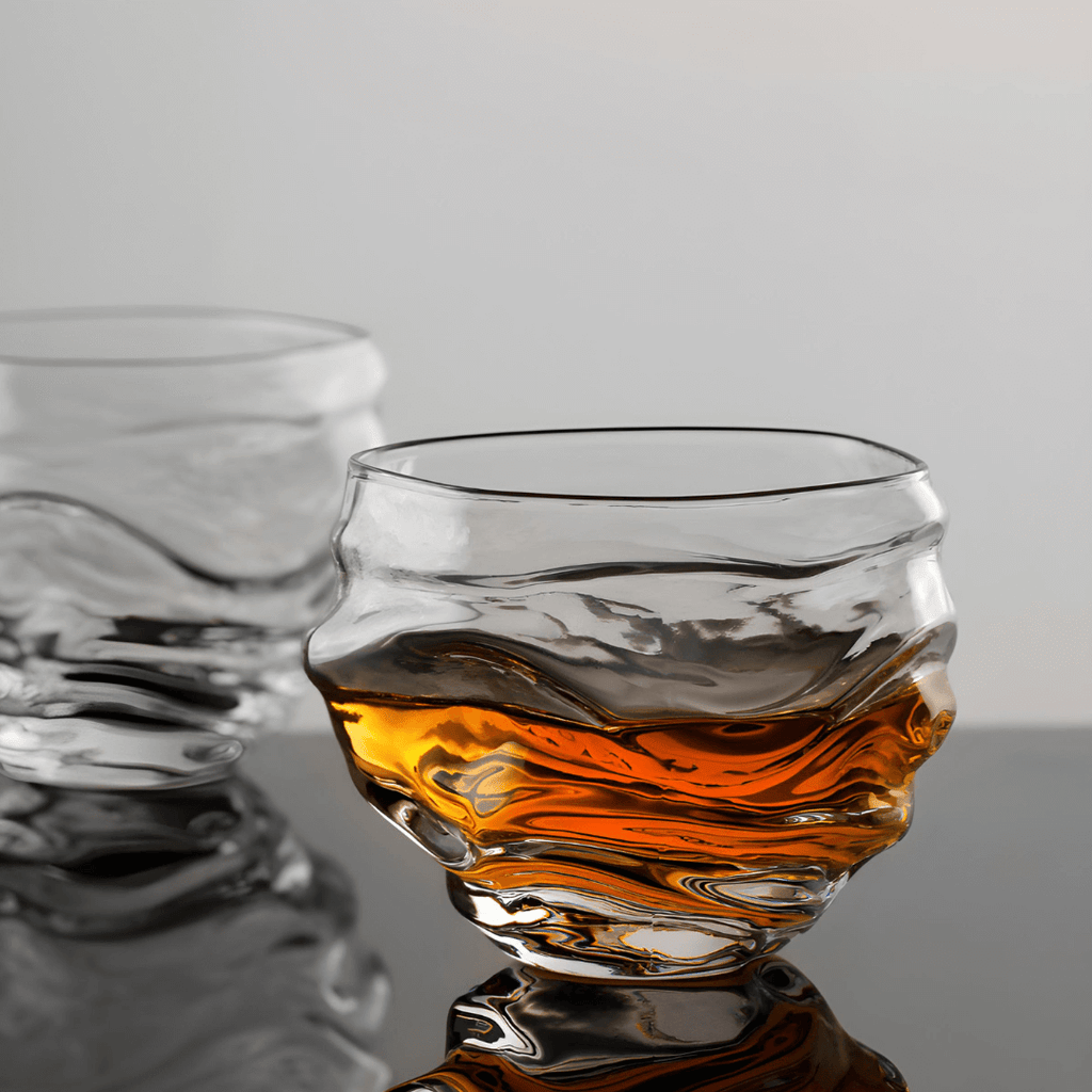 Copo de cristal japonês Kai para whisky
