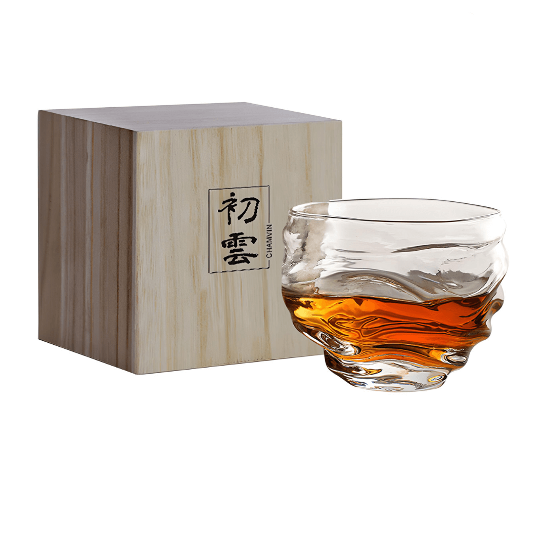 Copo de cristal japonês Kai para whisky