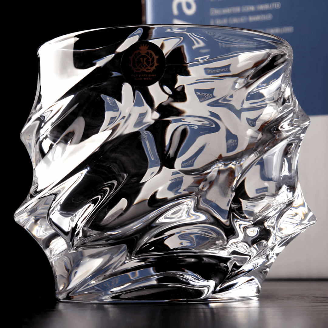 Copo de cristal japonês Arashi para uísque