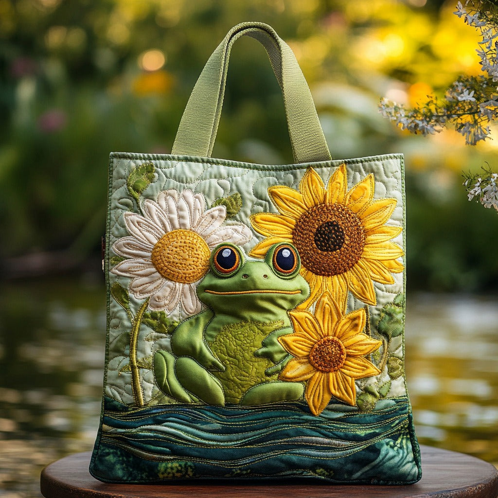 Bolsa Tote Matelassê de Sapo Verde
