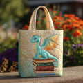 Bolsa Tote Acolchoada do Livro do Dragão