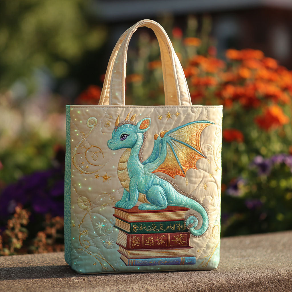 Bolsa Tote Acolchoada do Livro do Dragão