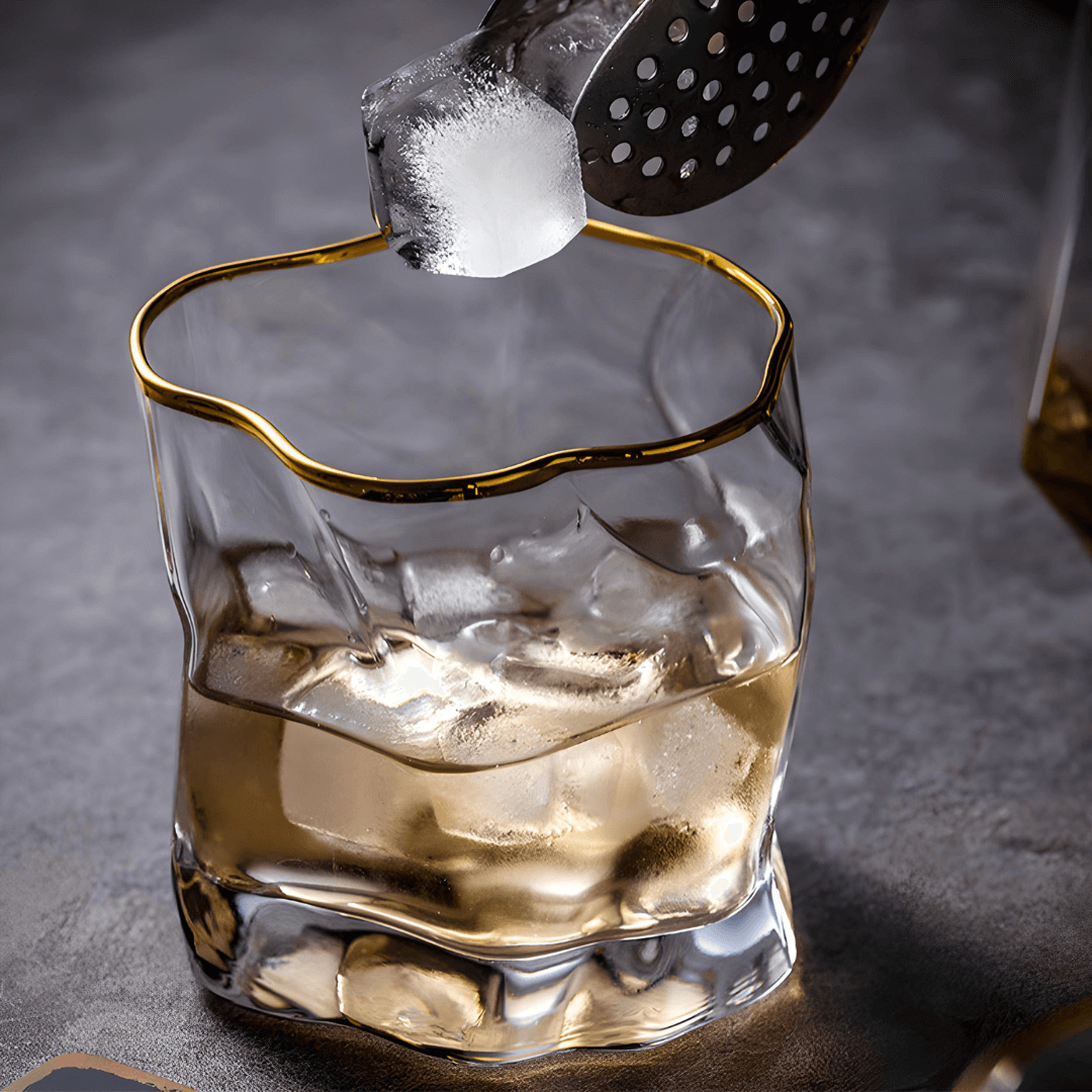 Hoshi Gold copo japonês de cristal para whisky
