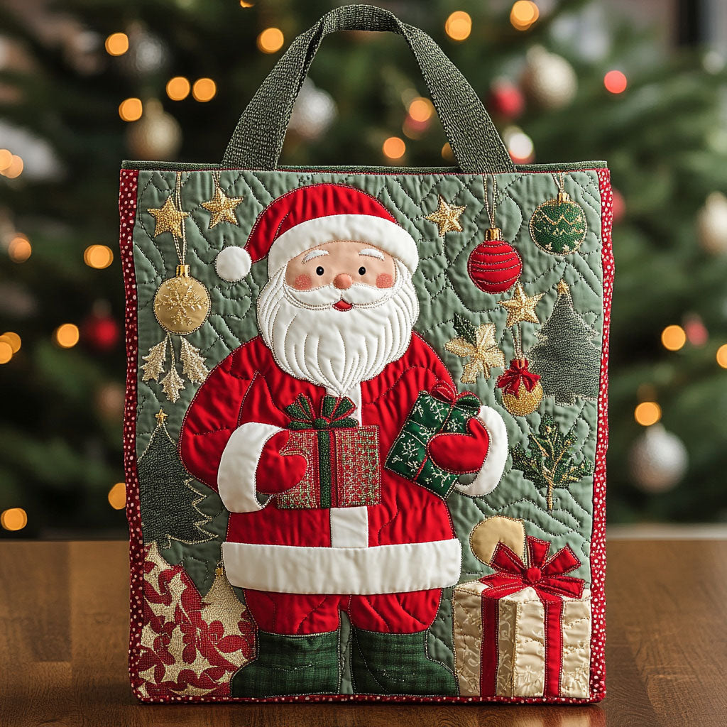 Bolsa Tote Matelassê de Feliz Natal