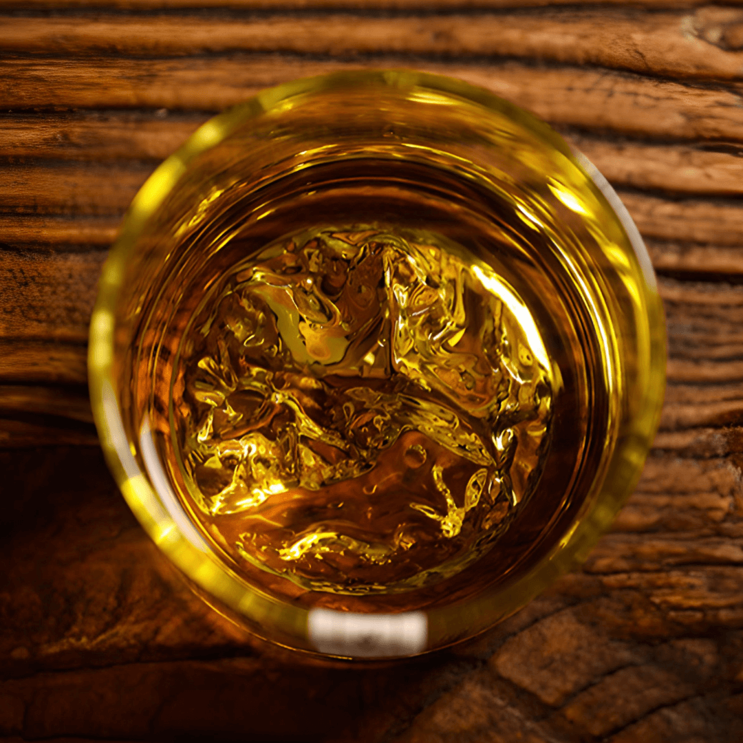 Copo de cristal japonês Mount Fuji para whisky