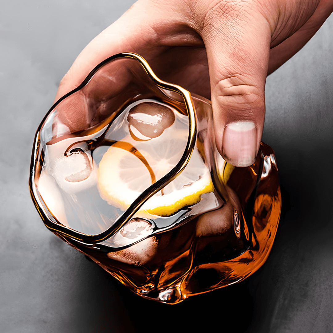 Hoshi Gold copo japonês de cristal para whisky