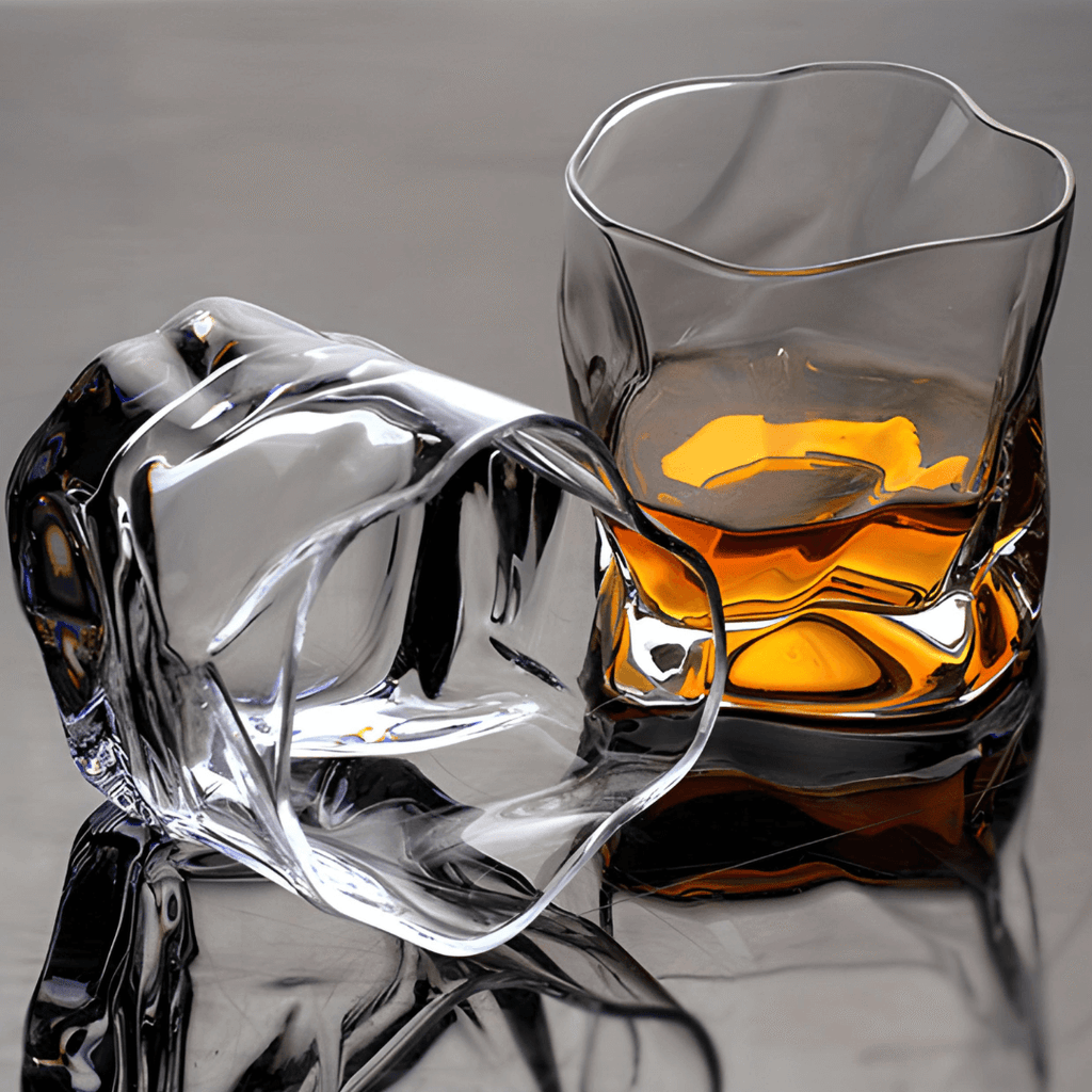 Copo de cristal japonês Hoshi para whisky
