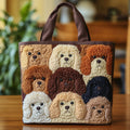 Bolsa Tote Matelassê com Pingente de Poodle