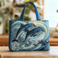 Bolsa Tote Matelassê - Golfinho do Oceano