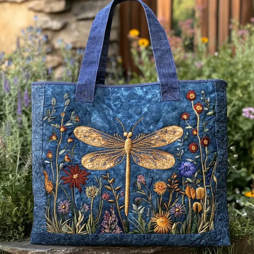 Bolsa Tote Matelassê - Libélula Dourada