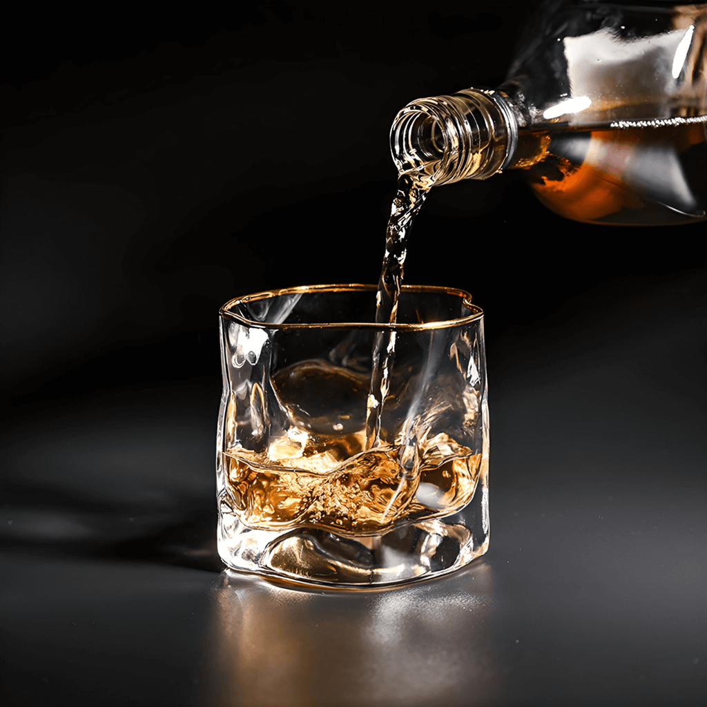 Hoshi Gold copo japonês de cristal para whisky