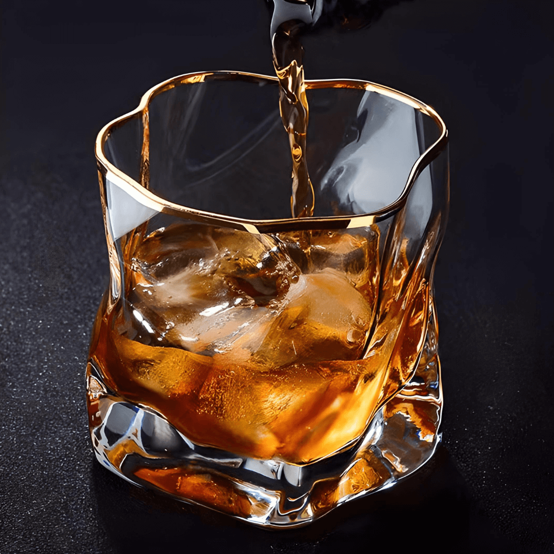 Hoshi Gold copo japonês de cristal para whisky