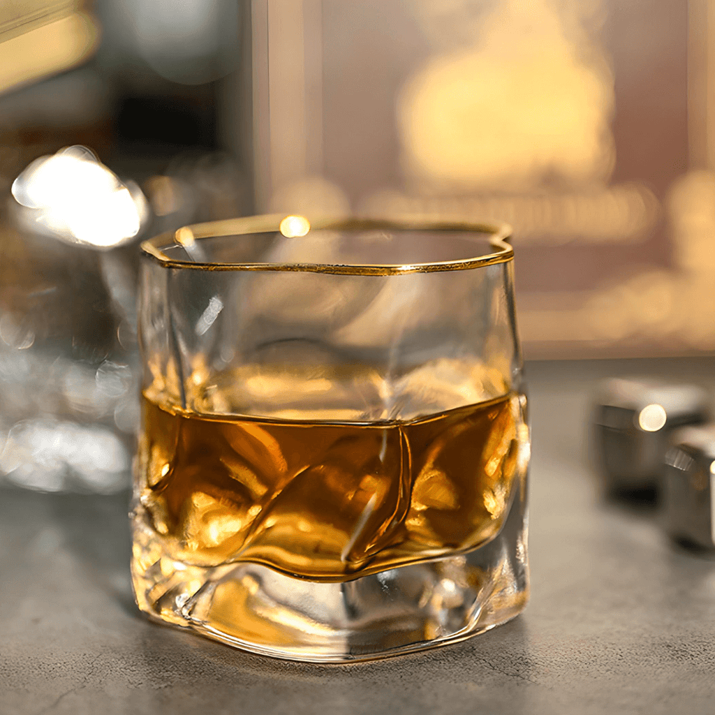 Hoshi Gold copo japonês de cristal para whisky