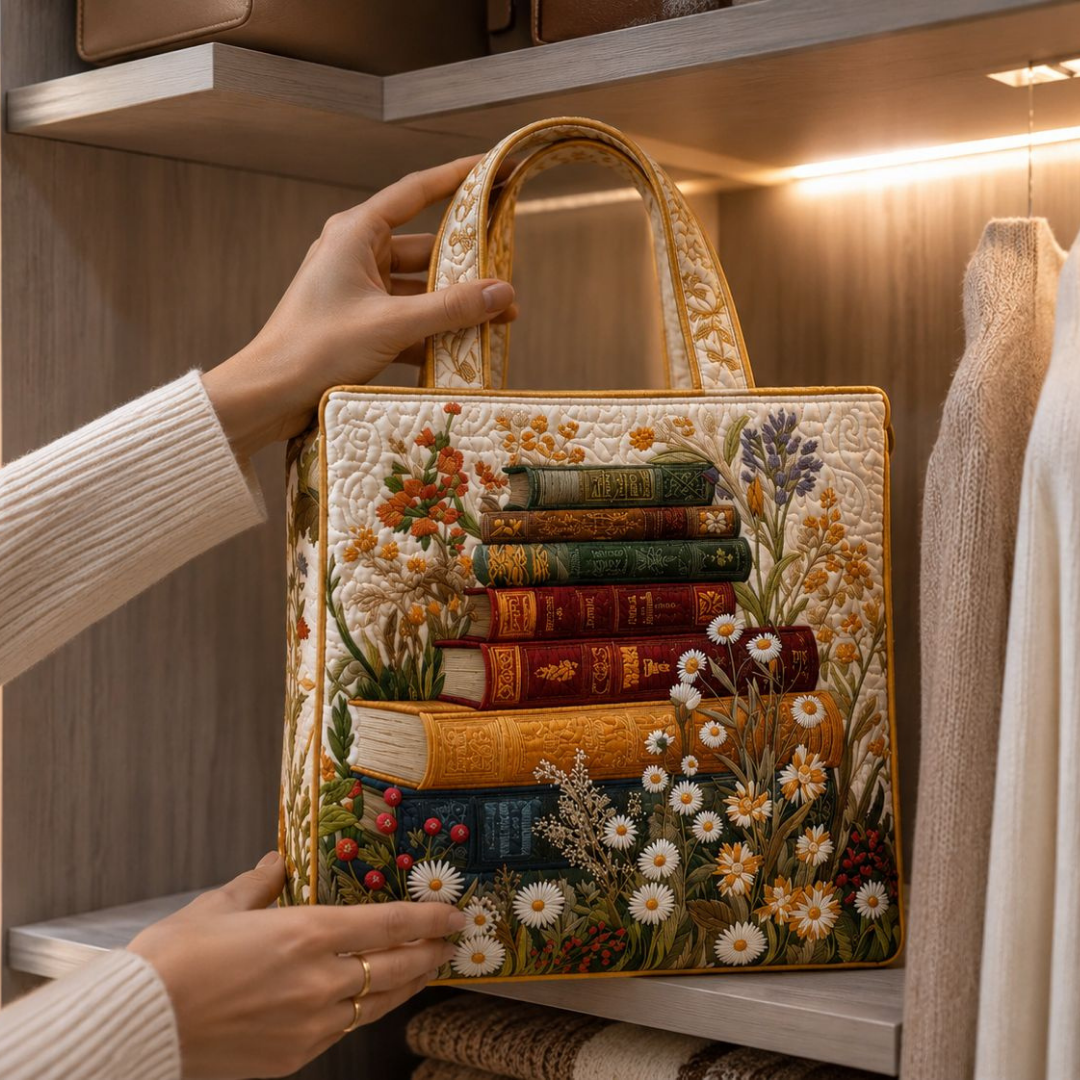 Bolsa Tote Acolchoada - Estampa Floral