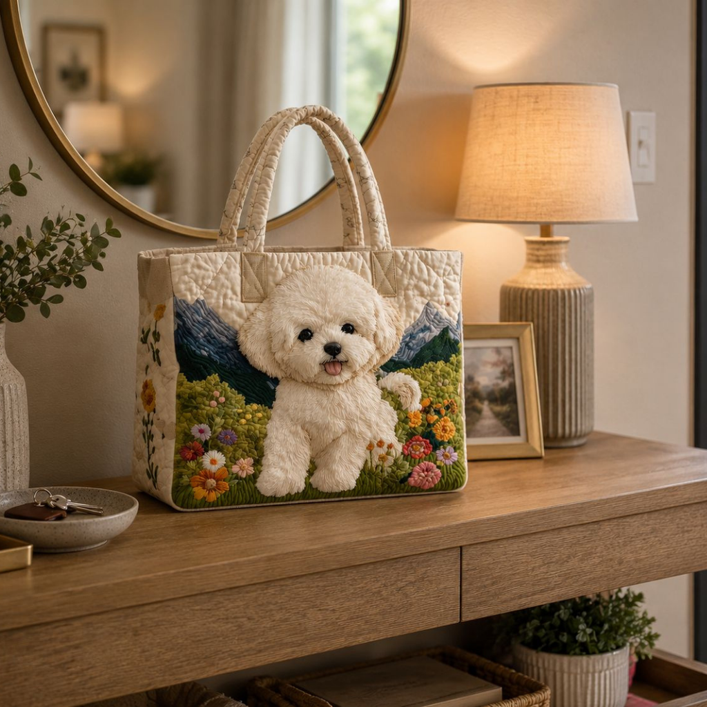 Bolsa Tote Matelassê - Cachorro Encantado