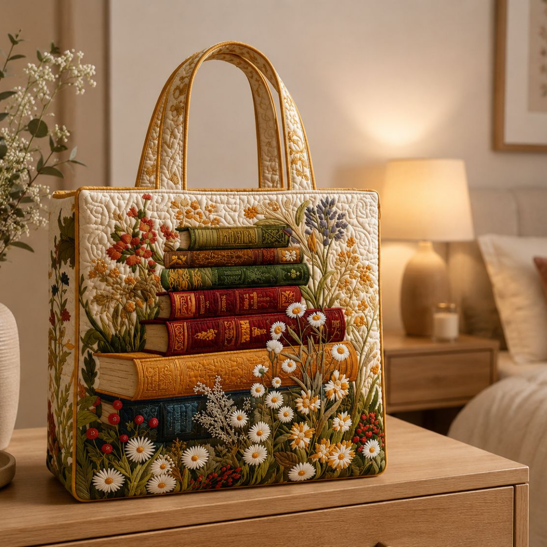 Bolsa Tote Acolchoada - Estampa Floral