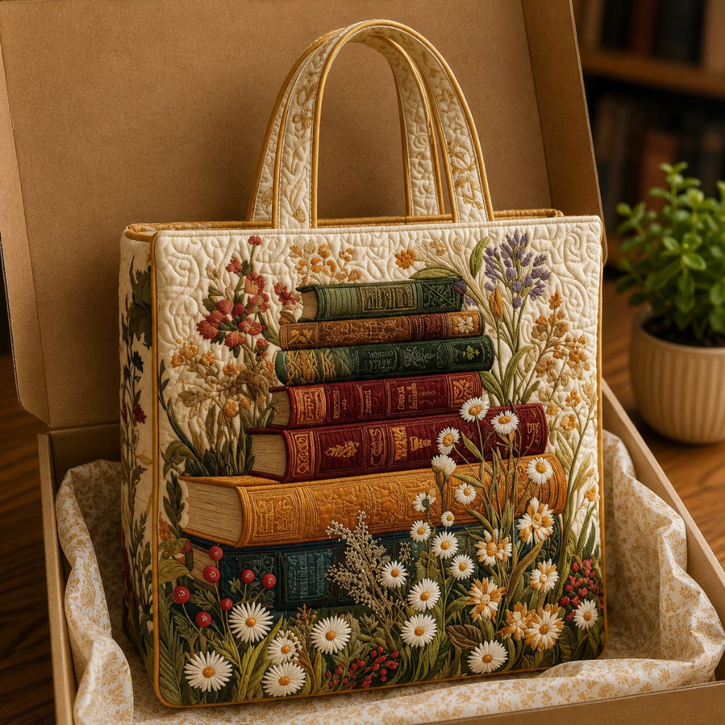 Bolsa Tote Acolchoada - Estampa Floral