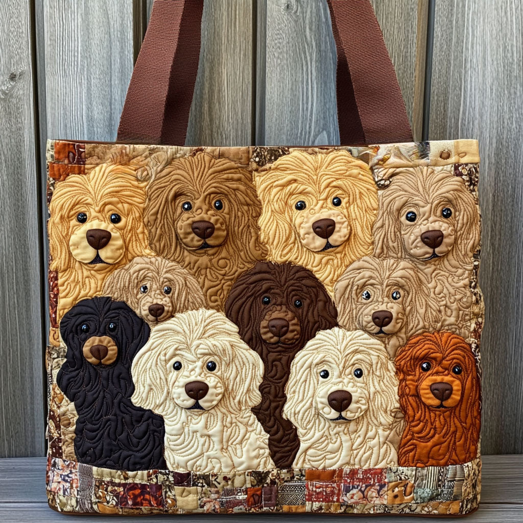 Bolsa Tote Acolchoada Dog Happy Nest