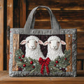 Bolsa Tote Matelassê com Ovelha Aconchegante