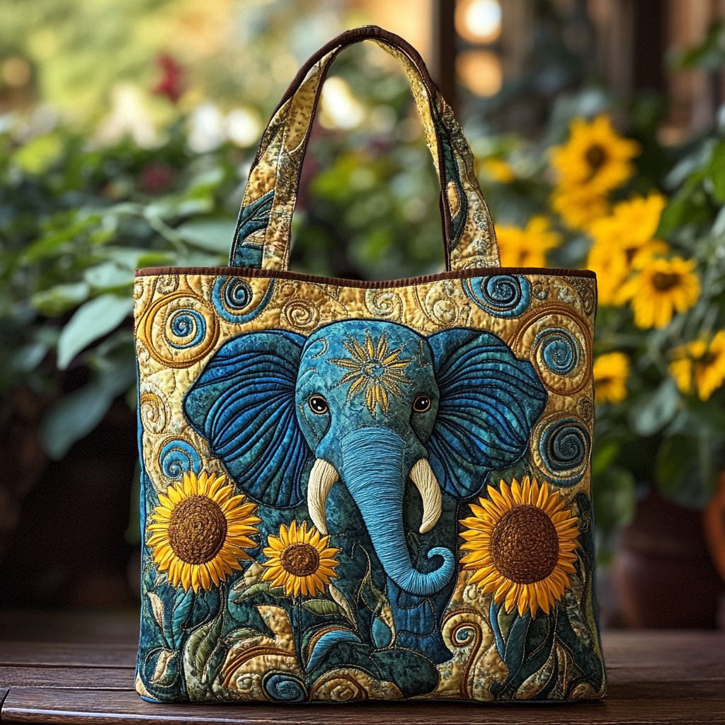Bolsa Tote Acolchoada Sunny Elephant