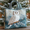 Bolsa tote acolchoada Coruja de Inverno
