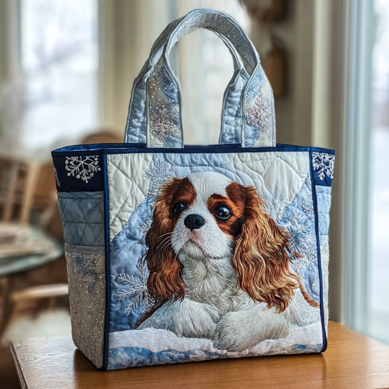 Bolsa tote acolchoada Winter Cavaliers