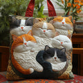 Bolsa Tote Acolchoada Gato Fofinho