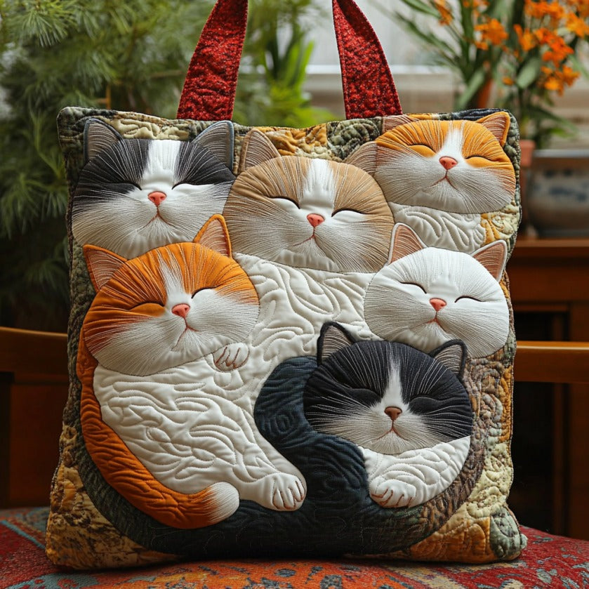 Bolsa Tote Acolchoada Gato Fofinho