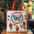 Bolsa Tote Matelassê de Borboleta com Filtro dos Sonhos