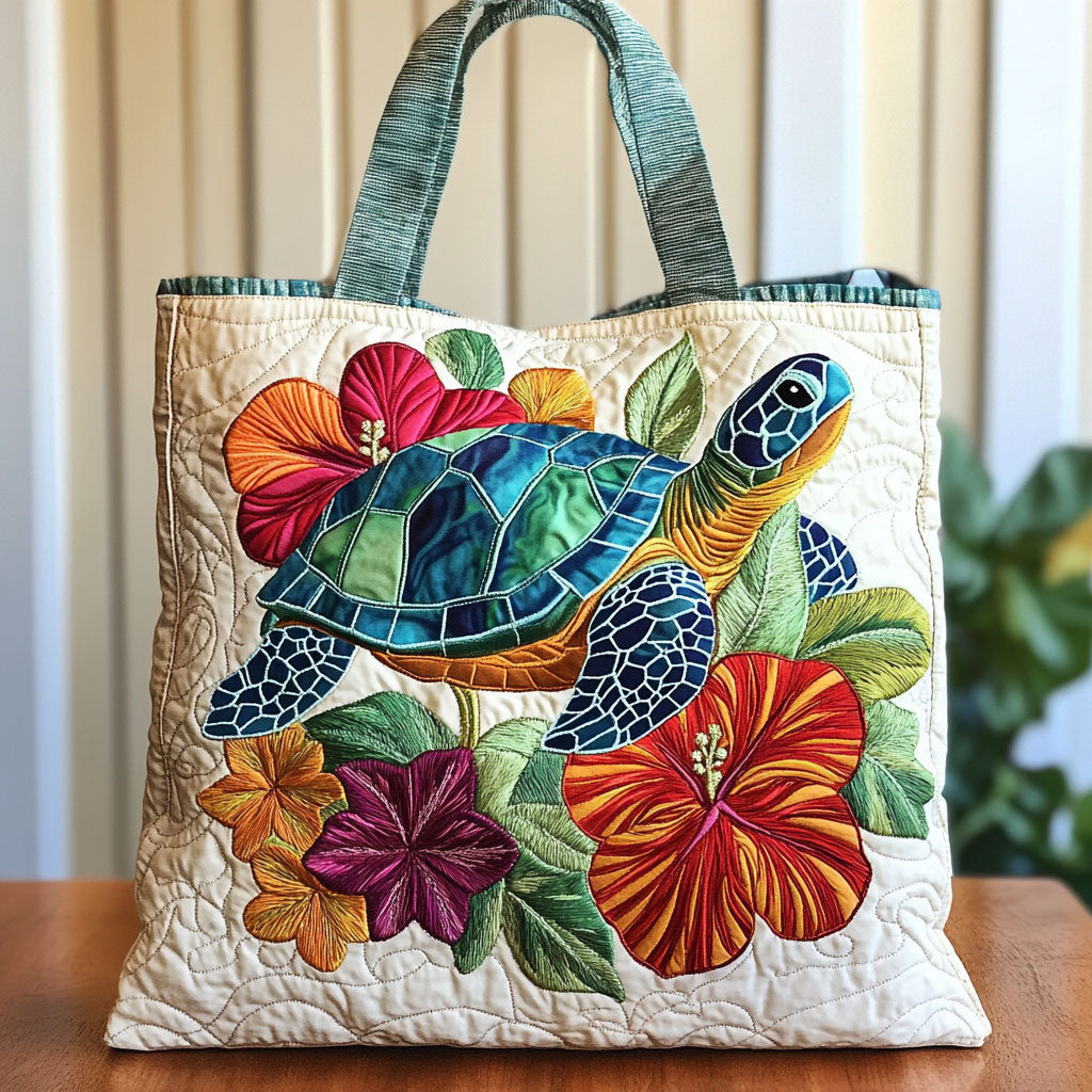 Bolsa Tote Matelassê Turtle Bloom