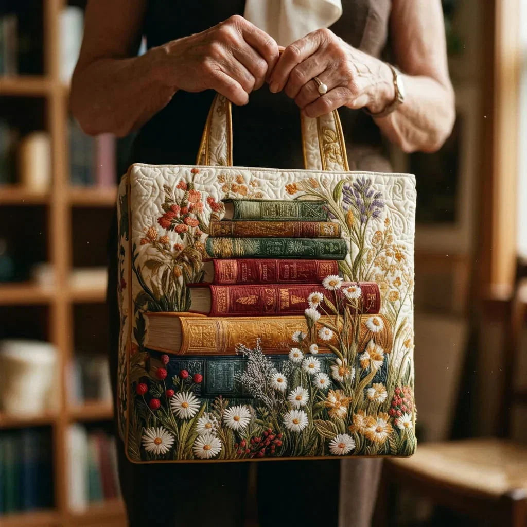 Bolsa Tote Acolchoada - Estampa Floral