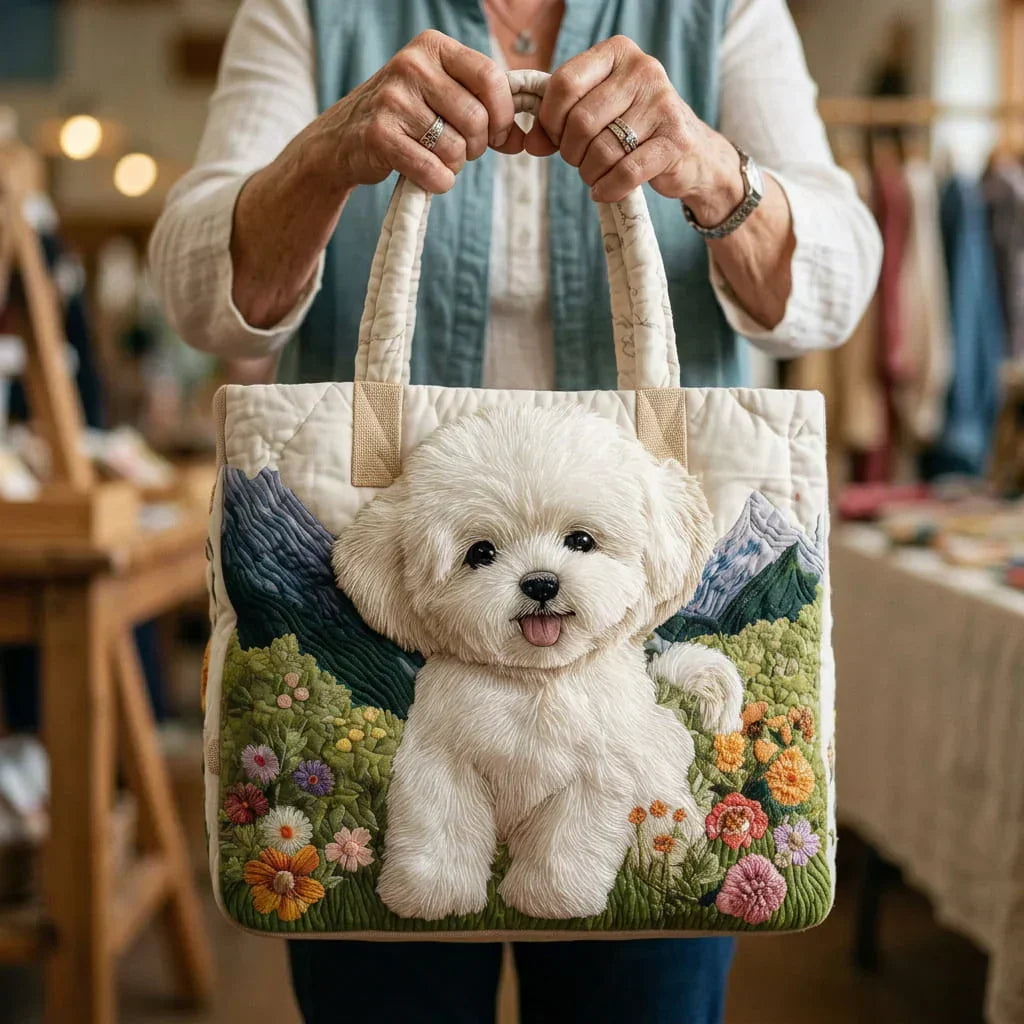 Bolsa Tote Matelassê - Cachorro Encantado