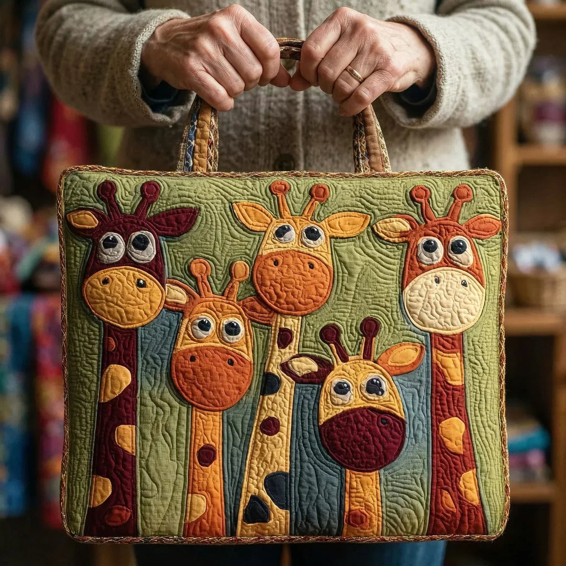 Bolsa Tote Matelassê - Girafa