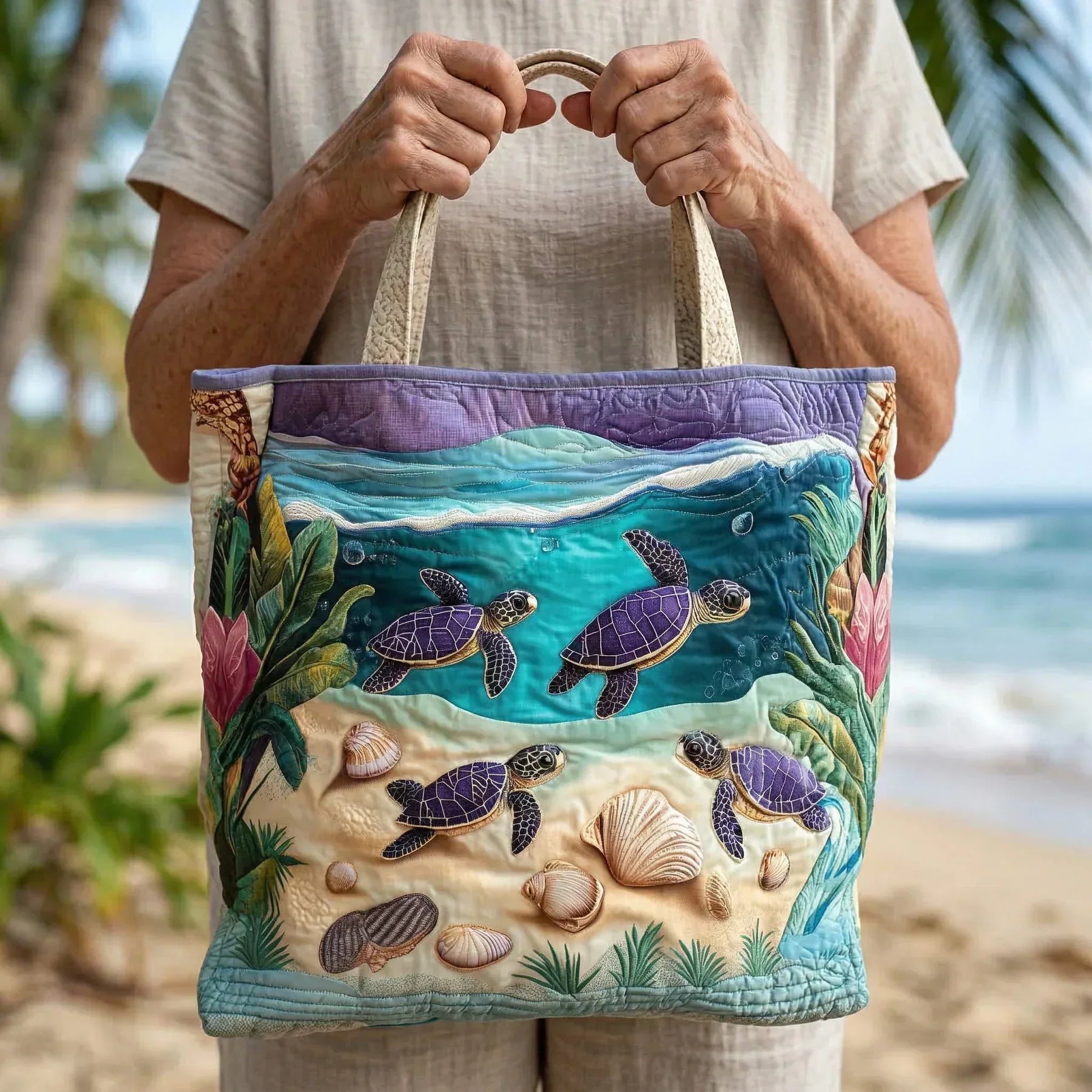 Bolsa Tote Matelassê - Espírito da Lagoa