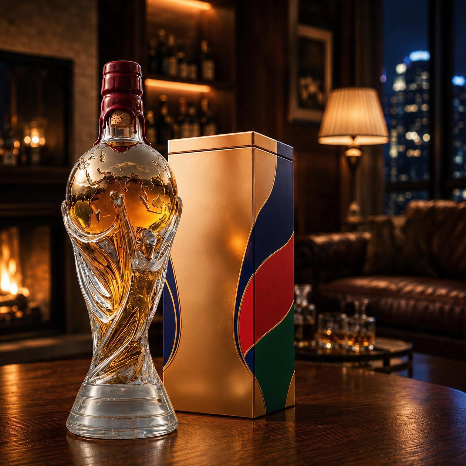 Decanter para whisky – edição Copa do Mundo 2026