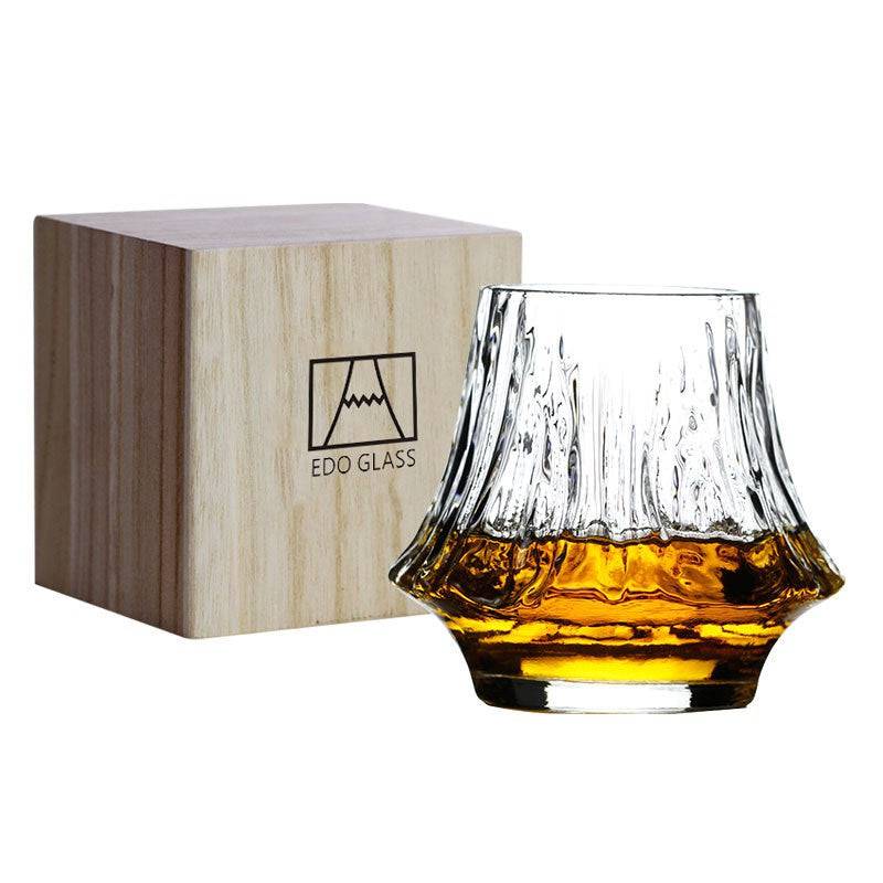 Copo de cristal japonês Yama para uísque